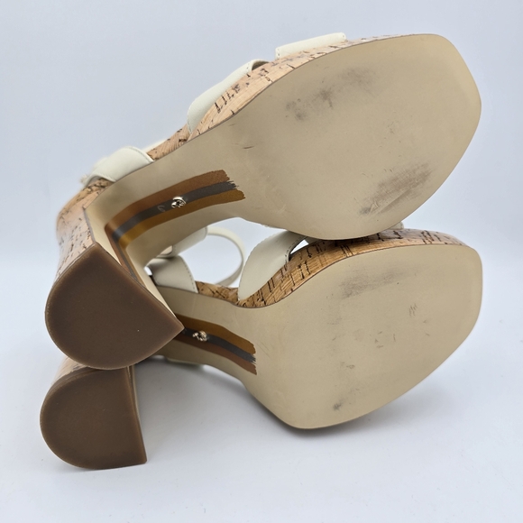 Sam Edelman Women's Kayna Platform Heel Sandals, Modern Ivory, Size 6 - Picture 14 of 16